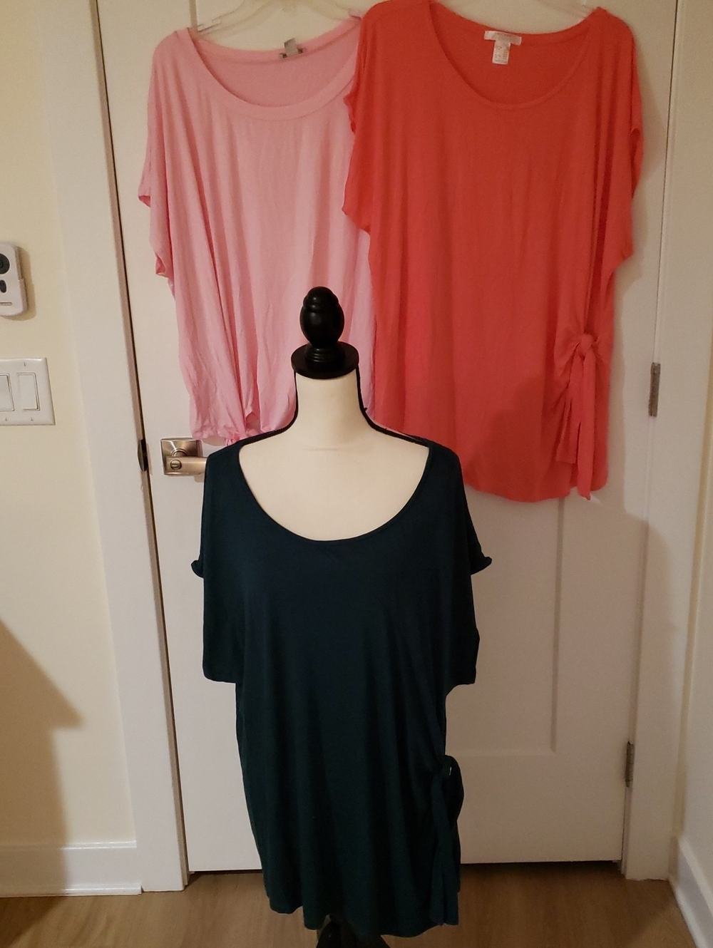 Three Scoop Neck Casual Tops